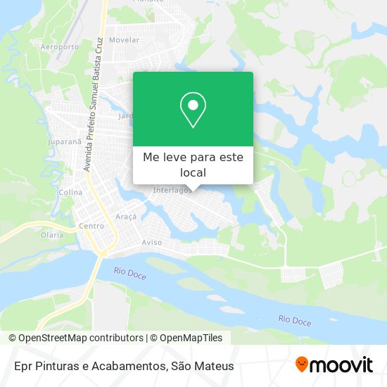 Epr Pinturas e Acabamentos mapa