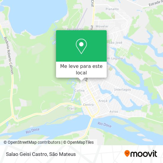 Salao Geisi Castro mapa