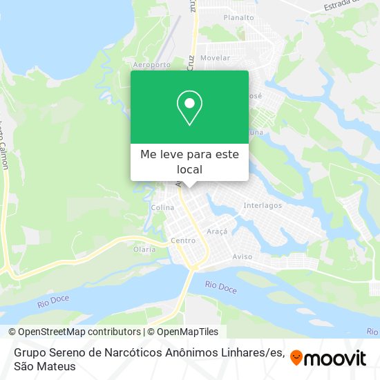Grupo Sereno de Narcóticos Anônimos Linhares / es mapa