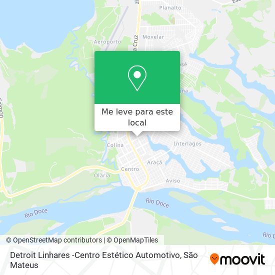 Detroit Linhares -Centro Estético Automotivo mapa