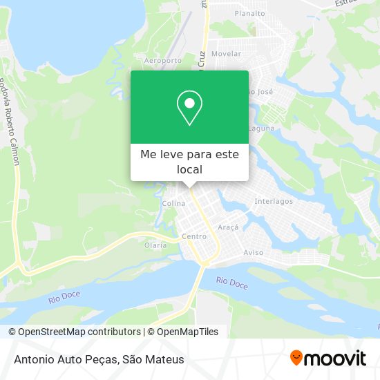 Antonio Auto Peças mapa