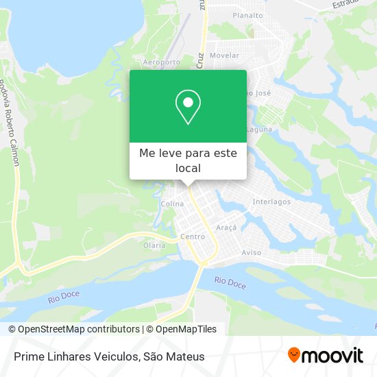 Prime Linhares Veiculos mapa