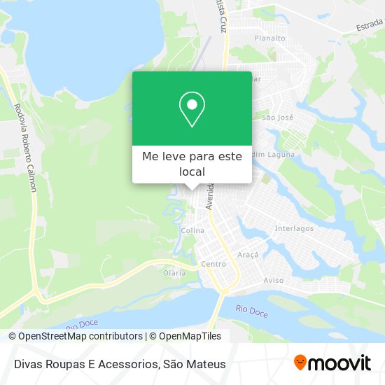 Divas Roupas E Acessorios mapa