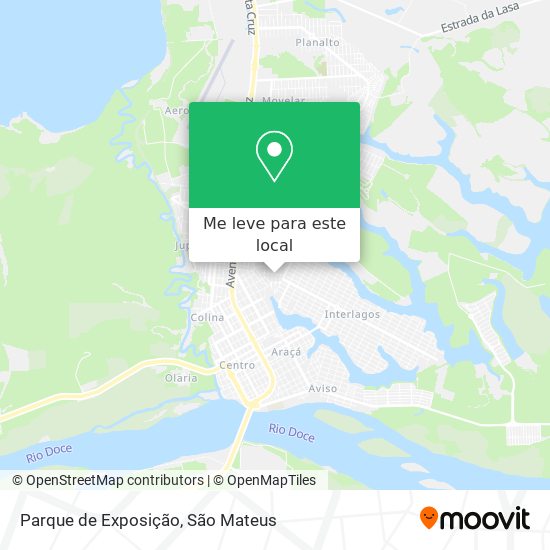 Parque de Exposição mapa