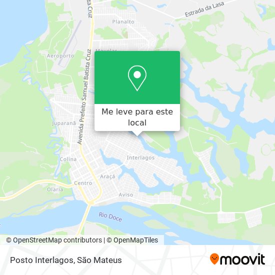 Posto Interlagos mapa