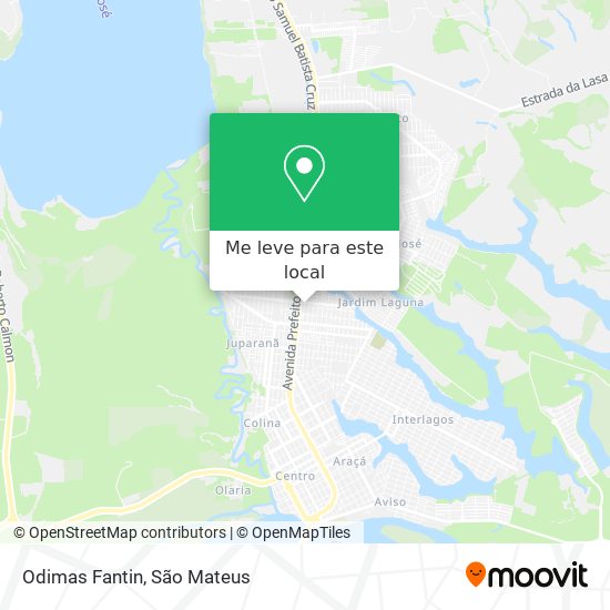 Odimas Fantin mapa
