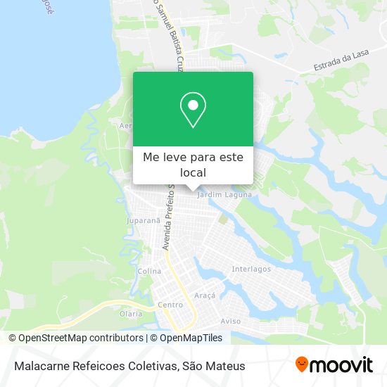 Malacarne Refeicoes Coletivas mapa
