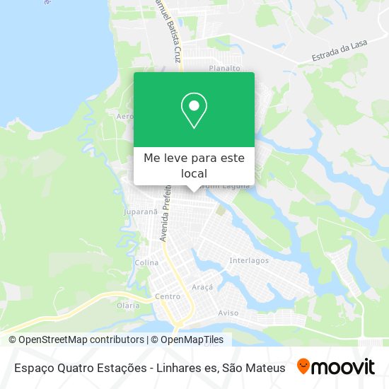 Espaço Quatro Estações - Linhares es mapa