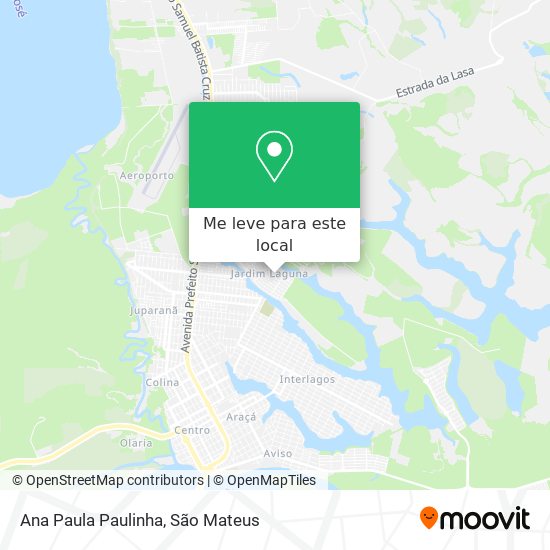 Ana Paula Paulinha mapa