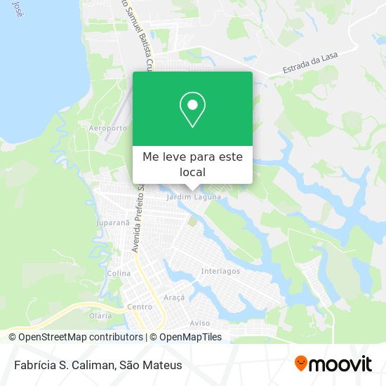 Fabrícia S. Caliman mapa