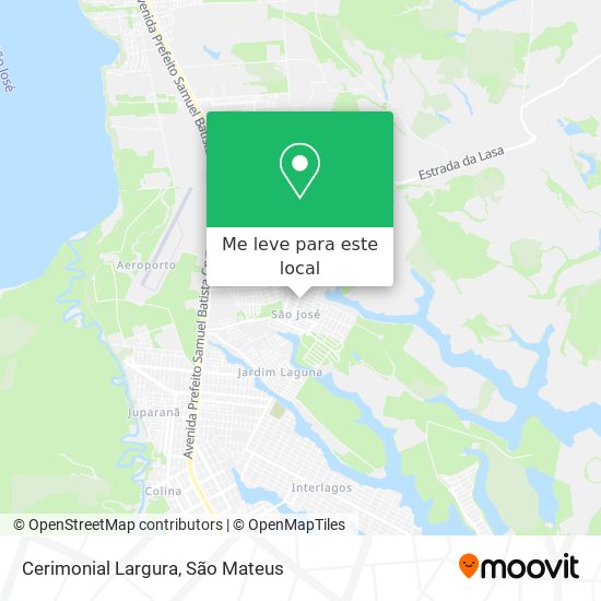 Cerimonial Largura mapa