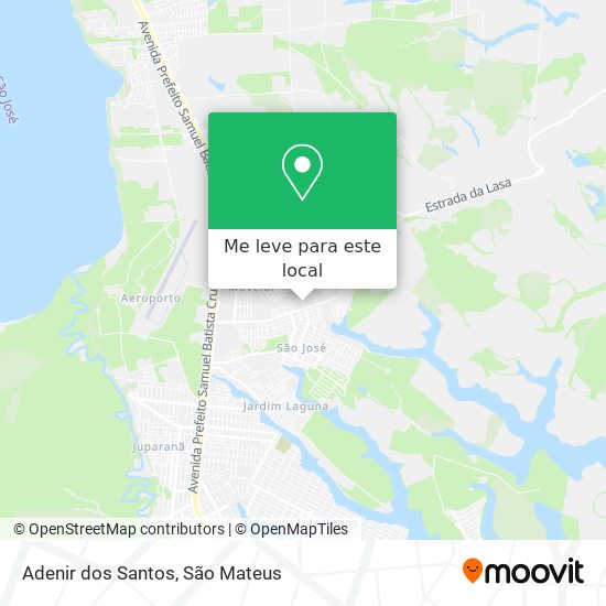 Adenir dos Santos mapa