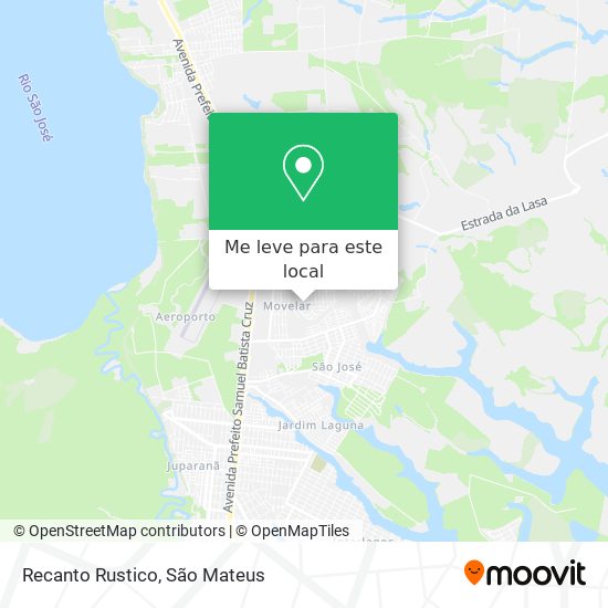 Recanto Rustico mapa