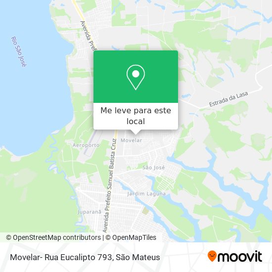 Movelar- Rua Eucalipto 793 mapa