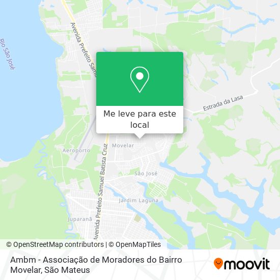 Ambm - Associação de Moradores do Bairro Movelar mapa
