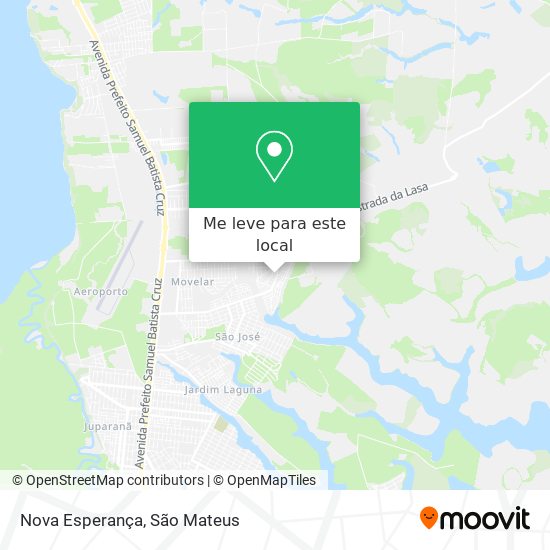 Nova Esperança mapa