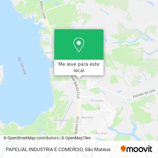PAPELIAL INDUSTRIA E COMERCIO mapa