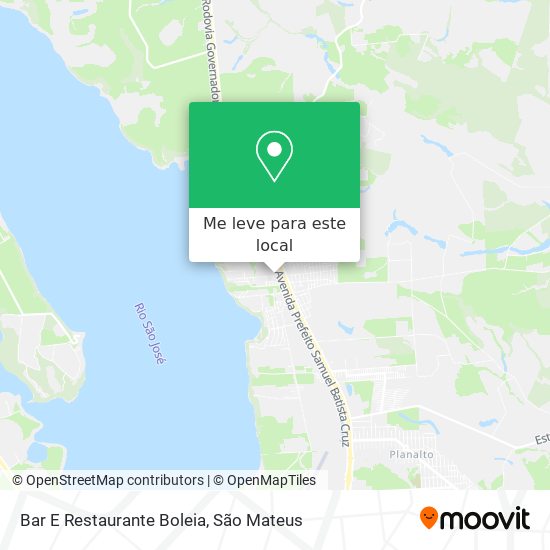 Bar E Restaurante Boleia mapa