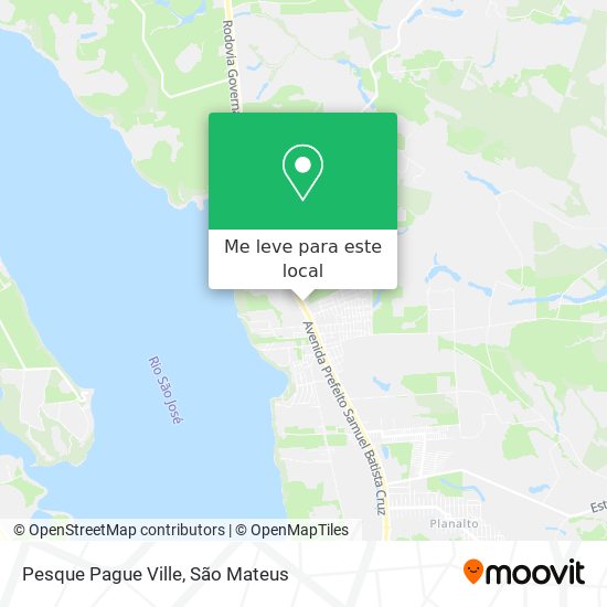 Pesque Pague Ville mapa