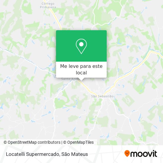 Locatelli Supermercado mapa
