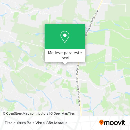 Piscicultura Bela Vista mapa