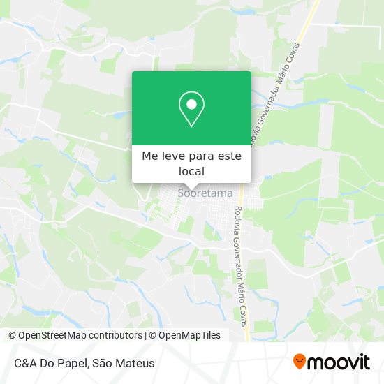 C&A Do Papel mapa