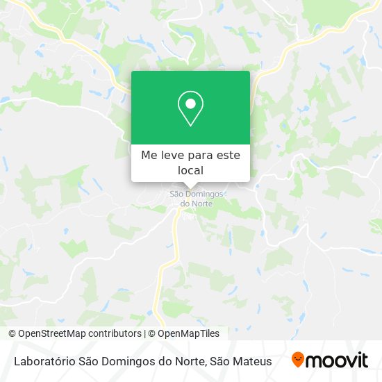 Laboratório São Domingos do Norte mapa