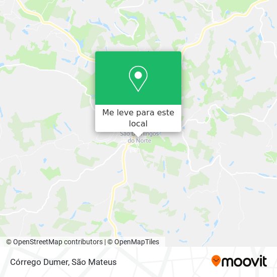 Córrego Dumer mapa