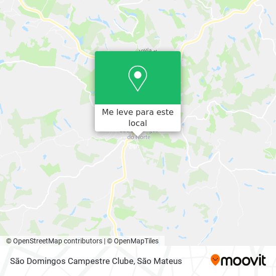 São Domingos Campestre Clube mapa