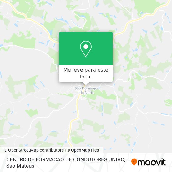 CENTRO DE FORMACAO DE CONDUTORES UNIAO mapa