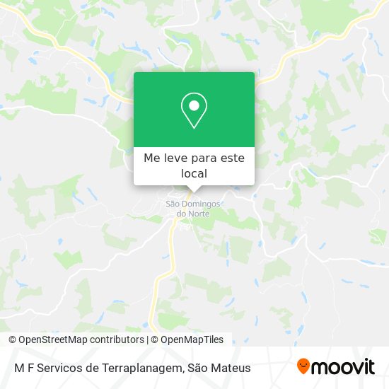 M F Servicos de Terraplanagem mapa