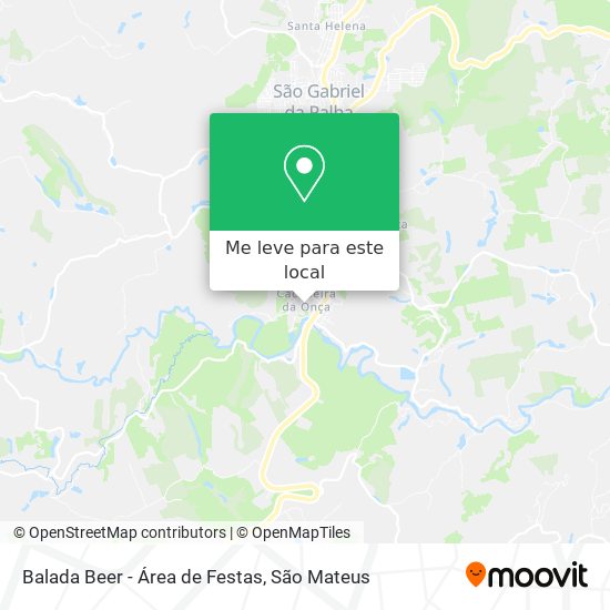 Balada Beer - Área de Festas mapa