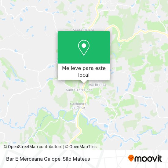 Bar E Mercearia Galope mapa