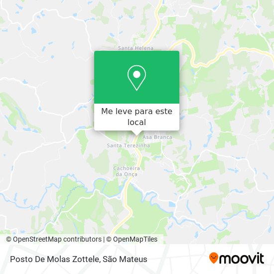 Posto De Molas Zottele mapa