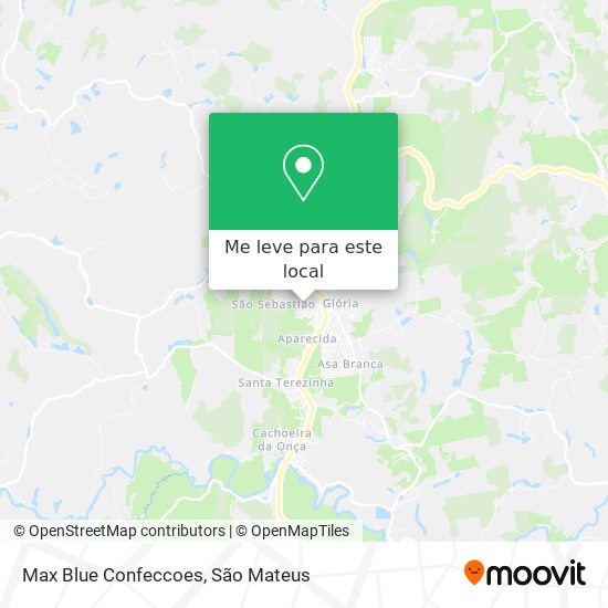 Max Blue Confeccoes mapa