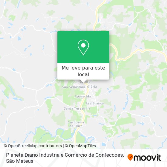Planeta Diario Industria e Comercio de Confeccoes mapa
