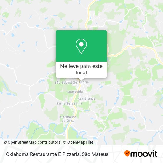 Oklahoma Restaurante E Pizzaria mapa