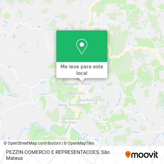 PEZZIN COMERCIO E REPRESENTACOES mapa