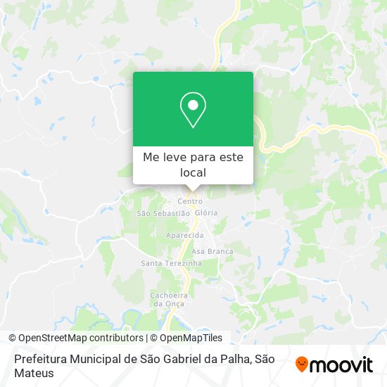 Prefeitura Municipal de São Gabriel da Palha mapa