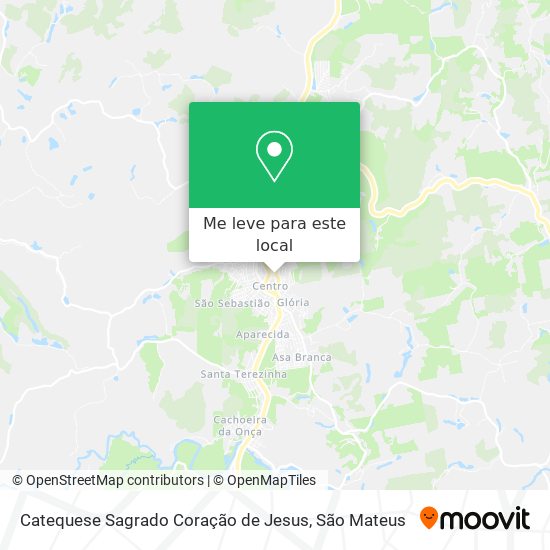 Catequese Sagrado Coração de Jesus mapa