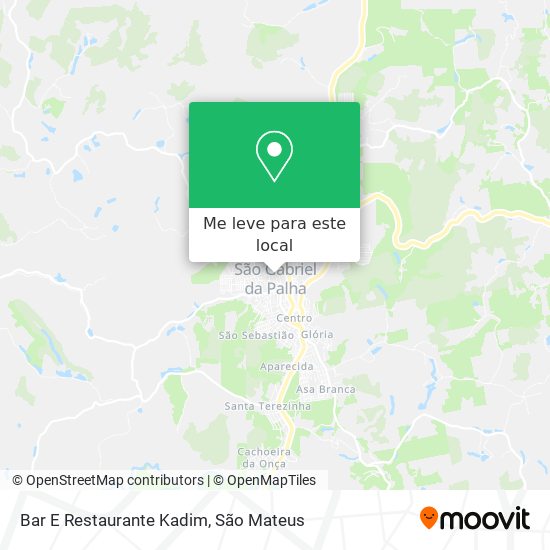 Bar E Restaurante Kadim mapa
