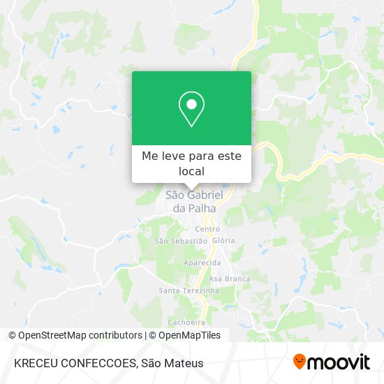 KRECEU CONFECCOES mapa