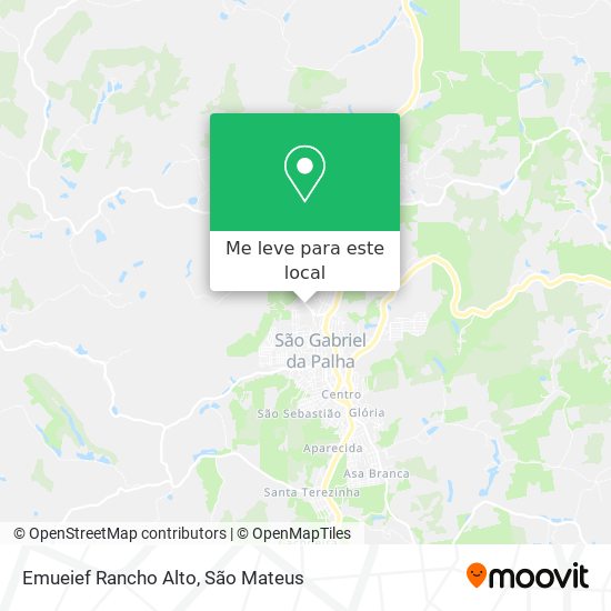Emueief Rancho Alto mapa