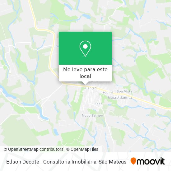 Edson Decoté - Consultoria Imobiliária mapa