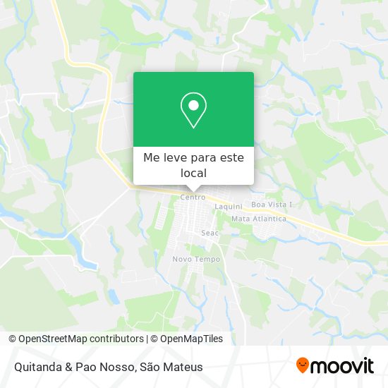 Quitanda & Pao Nosso mapa