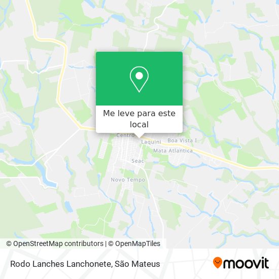 Rodo Lanches Lanchonete mapa