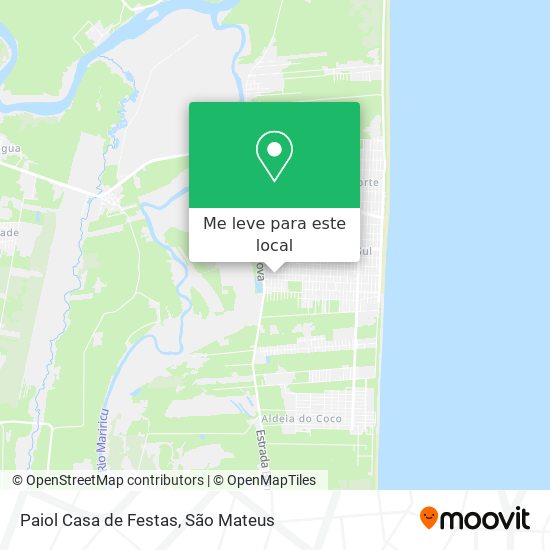 Paiol Casa de Festas mapa