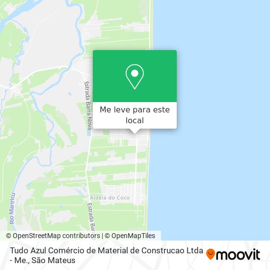 Tudo Azul Comércio de Material de Construcao Ltda - Me. mapa