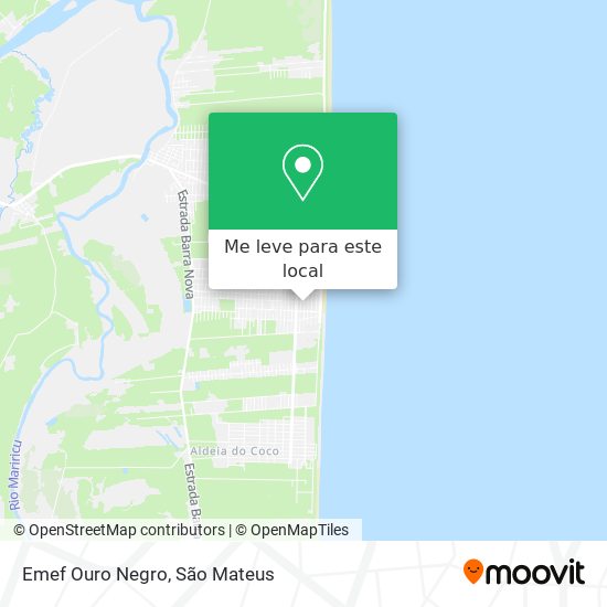 Emef Ouro Negro mapa