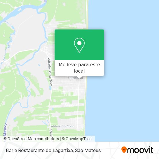 Bar e Restaurante do Lagartixa mapa